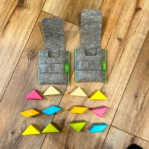 TWO Tegu 6-pc travel sets in good condition